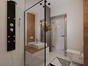 Modern Loft Design - Średnia bez okna łazienka - zdjęcie od DISENO INTERIORS - Apartamenty PREMIUM