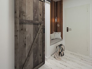 Cozy Loft Industrial - Średni biały hol / przedpokój - zdjęcie od DISENO INTERIORS - Apartamenty PREMIUM