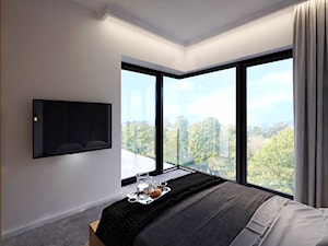 Modern Loft Design - Sypialnia - zdjęcie od DISENO INTERIORS - Apartamenty PREMIUM