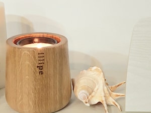 Świecznik drewniany jesion illipe - zdjęcie od illipe