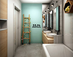 Aranżacja łazienki dla dzieci - zdjęcie od BLOB architekci - Homebook