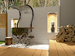 Przydomowe patio - Taras - zdjęcie od Pracownia Projektowa WnętrzaBBM