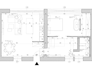 Mieszkanie w Centrum Warszawy - Salon, styl minimalistyczny - zdjęcie od MARE ART Interiors