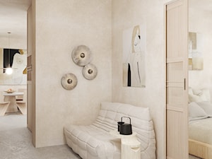 Mieszkanie w Centrum Warszawy - Sypialnia, styl minimalistyczny - zdjęcie od MARE ART Interiors