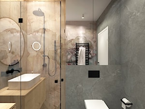 Projekt łazienki Łagiewniki - Łazienka, styl minimalistyczny - zdjęcie od STUDIO-F