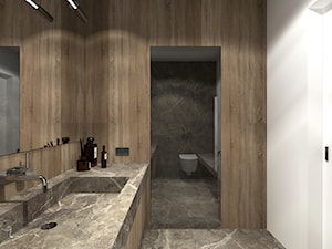Projekt wnętrza domu jednorodzinnego - Łazienka, styl nowoczesny - zdjęcie od STUDIO-F