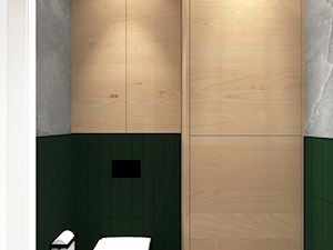 Projekt wnętrz domu Łódź - Łazienka, styl minimalistyczny - zdjęcie od STUDIO-F
