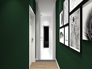 Projekt wnętrz domu Łódź - Hol / przedpokój, styl minimalistyczny - zdjęcie od STUDIO-F