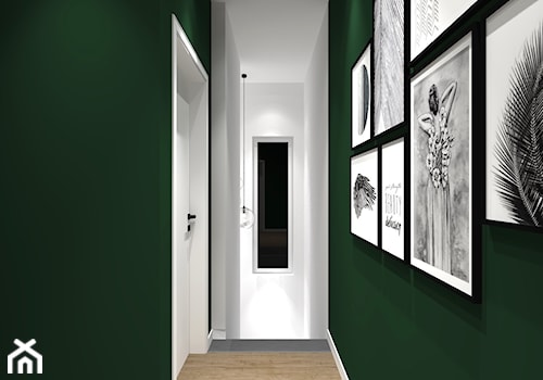 Projekt wnętrz domu Łódź - Hol / przedpokój, styl minimalistyczny - zdjęcie od STUDIO-F