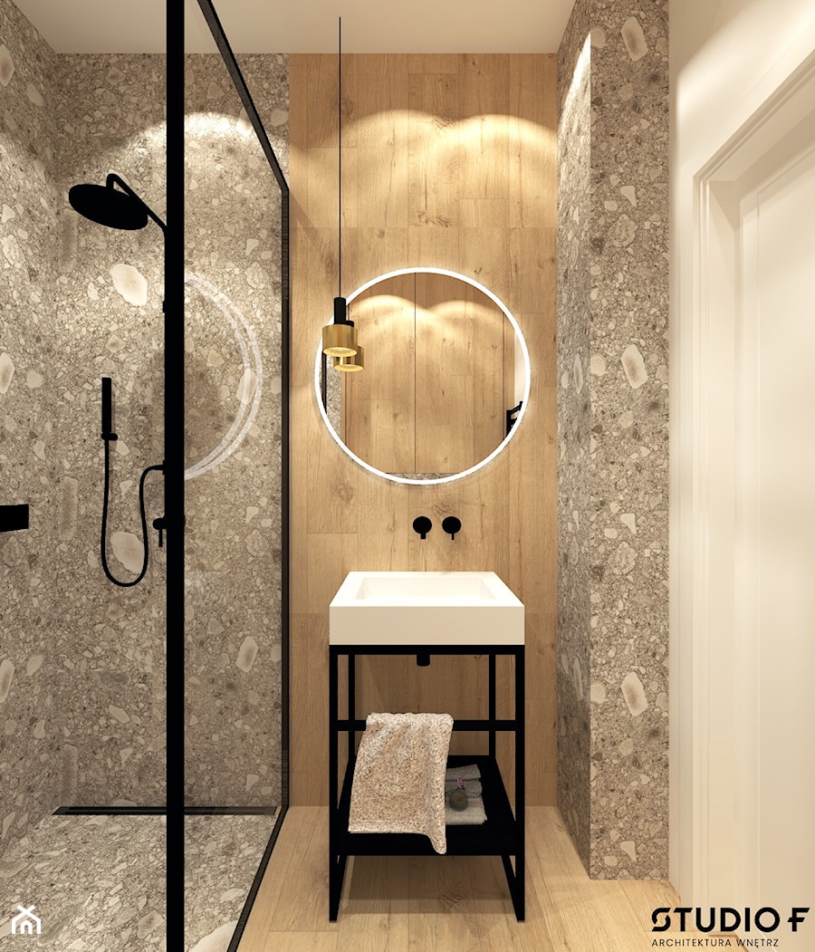 Projekt łazienki - Łazienka, styl nowoczesny - zdjęcie od STUDIO-F