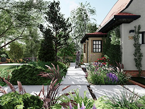 Ogród nowoczesny w Obornikach Śląskich - zdjęcie od jakubowski.studio