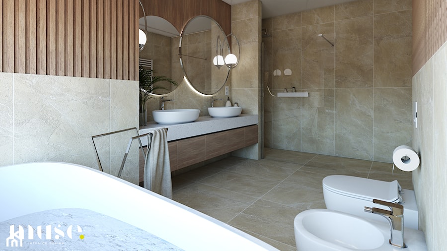Projekt wnętrza salonu kąpielowego - Łazienka, styl nowoczesny - zdjęcie od Muse Interior Design, Małgorzata Swoboda