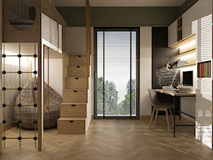 Pokój chłopca z piętrowym łóżkiem - Pokój dziecka, styl nowoczesny - zdjęcie od E Home Design