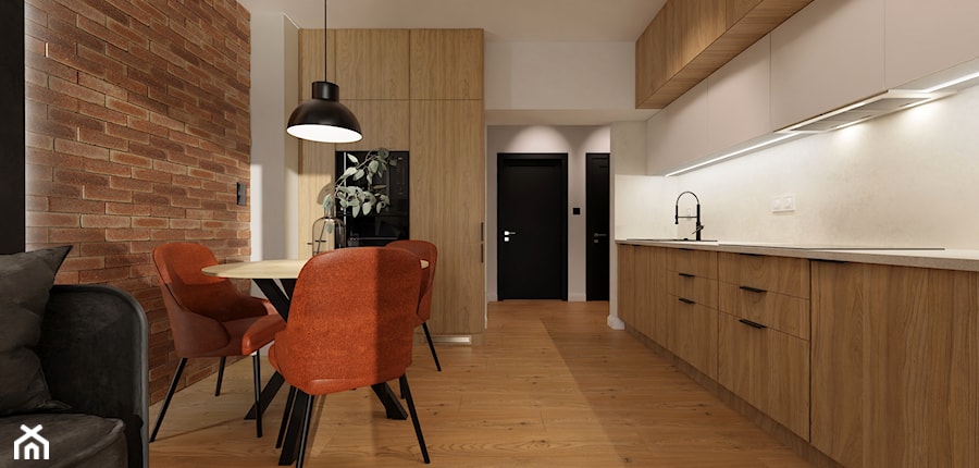 Mieszkanie w Poznaniu - Kuchnia, styl industrialny - zdjęcie od E Home Design