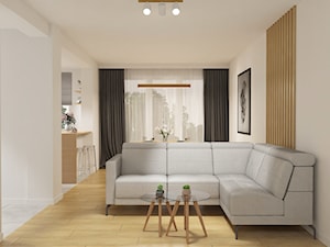 Jasne mieszkanie na wynajem - Salon, styl nowoczesny - zdjęcie od E Home Design