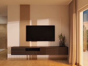 Klimatyczne mieszkanie na wynajem w Kaliszu - Salon, styl nowoczesny - zdjęcie od E Home Design