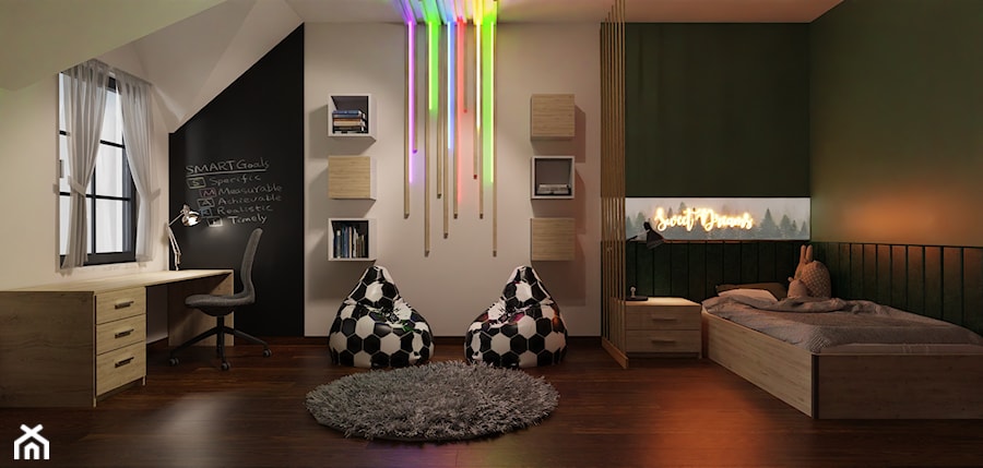 Projekt pokojów dla chłopców - Pokój dziecka, styl nowoczesny - zdjęcie od E Home Design