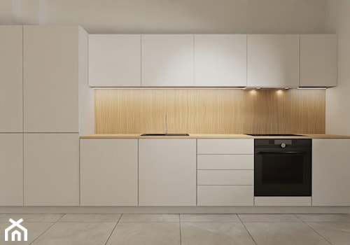 Jasne mieszkanie na wynajem - Kuchnia, styl nowoczesny - zdjęcie od E Home Design
