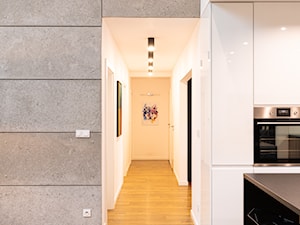 Dom nad zalewem Murowaniec - 130 m2 - Hol / przedpokój, styl nowoczesny - zdjęcie od E Home Design