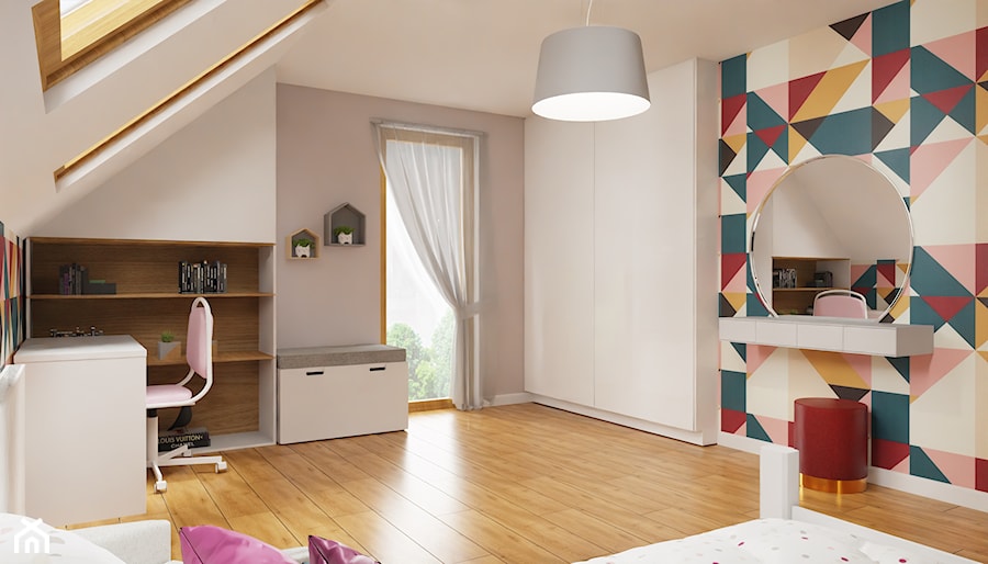 Pokój dla dziewczynki - Pokój dziecka, styl nowoczesny - zdjęcie od E Home Design