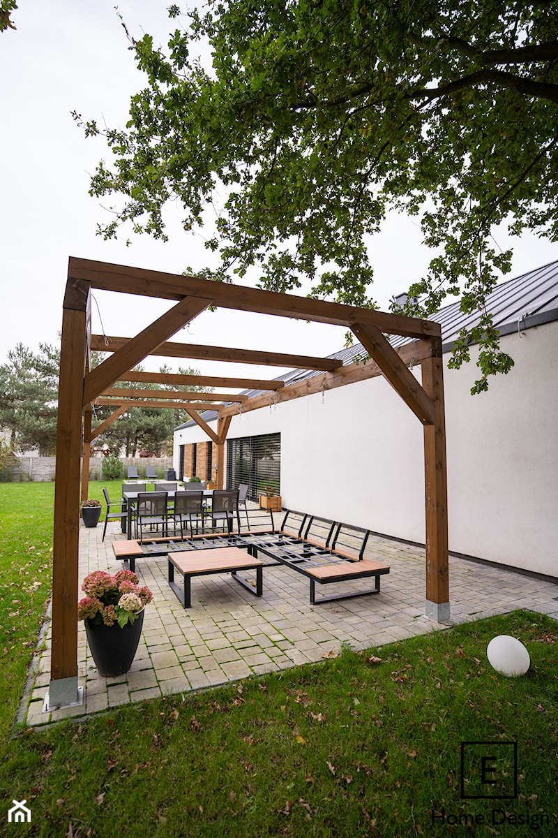 Dom nad zalewem Murowaniec - 130 m2 - Ogród, styl nowoczesny - zdjęcie od E Home Design