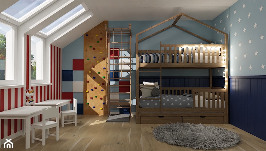 Pokój dla chłopców w stylu Avengers - Pokój dziecka, styl nowoczesny - zdjęcie od E Home Design