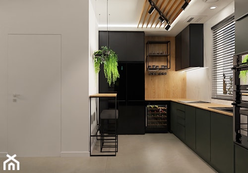 Projekt domu pod Kaliszem - Kuchnia, styl nowoczesny - zdjęcie od E Home Design