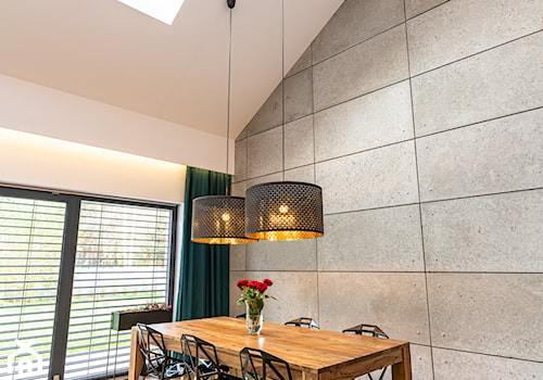 Dom nad zalewem Murowaniec - 130 m2 - Jadalnia, styl nowoczesny - zdjęcie od E Home Design