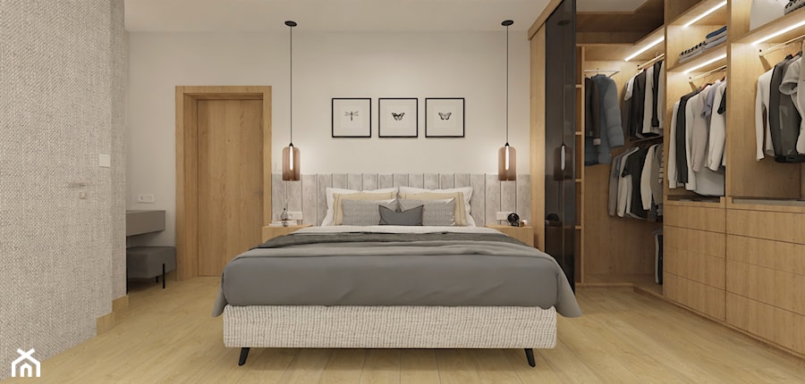 Sypialnia - Sypialnia, styl nowoczesny - zdjęcie od E Home Design