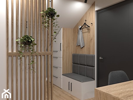 Aranżacje wnętrz - Hol / Przedpokój: Loft pod Rzeszowem - Hol / przedpokój, styl nowoczesny - Murjas Design Projektowanie wnetrz. Przeglądaj, dodawaj i zapisuj najlepsze zdjęcia, pomysły i inspiracje designerskie. W bazie mamy już prawie milion fotografii!