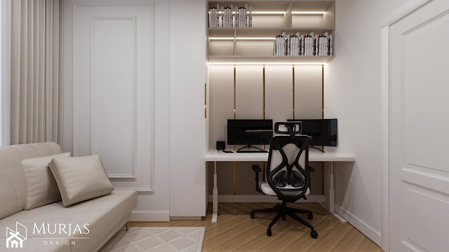 Biuro, styl nowoczesny - zdjęcie od Murjas Design Projektowanie wnetrz