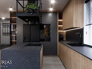 Delikatny loft w Krakowie - Kuchnia, styl industrialny - zdjęcie od Murjas Design Projektowanie wnetrz