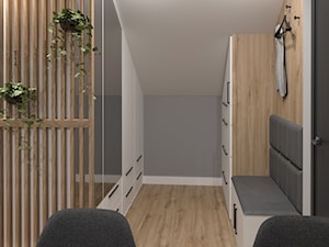 Loft pod Rzeszowem - Hol / przedpokój, styl nowoczesny - zdjęcie od Murjas Design Projektowanie wnetrz