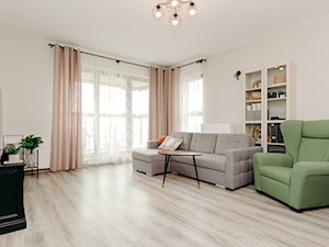 Mieszkanie na sprzedaż, Warszawa, Mokotów - Salon, styl skandynawski - zdjęcie od Home Staging Agata Palec - Mazowieckie