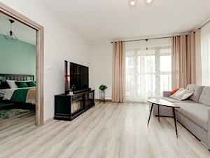 Mieszkanie na sprzedaż, Warszawa, Mokotów - Salon, styl skandynawski - zdjęcie od Home Staging Agata Palec - Mazowieckie