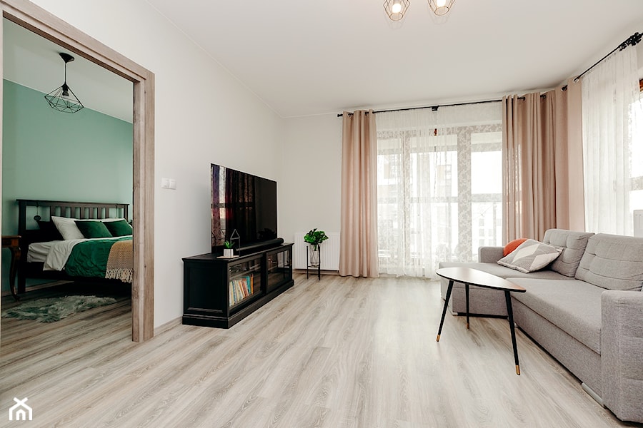 Mieszkanie na sprzedaż, Warszawa, Mokotów - Salon, styl skandynawski - zdjęcie od Home Staging Agata Palec - Mazowieckie