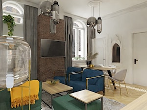 Kamienica Toruń - klasyka nowoczesności - Salon, styl tradycyjny - zdjęcie od KC Interior-Plan Studio Projektowe Toruń