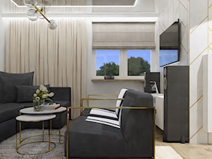 dom 35m2 z poddaszem - adaptacja na mieszkalny Chełmża - Salon, styl nowoczesny - zdjęcie od KC Interior-Plan Studio Projektowe Toruń