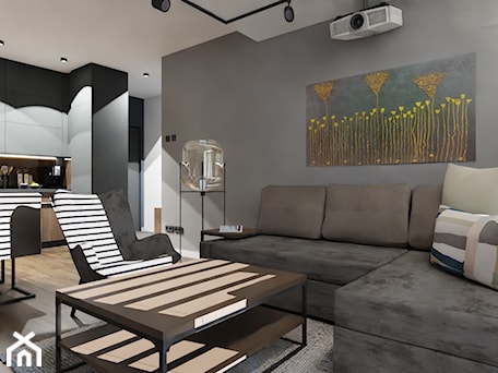 Aranżacje wnętrz - Salon: Apartament na Toruńskim Lewobrzeżu - Salon, styl nowoczesny - KC Interior-Plan Studio Projektowe Toruń. Przeglądaj, dodawaj i zapisuj najlepsze zdjęcia, pomysły i inspiracje designerskie. W bazie mamy już prawie milion fotografii!