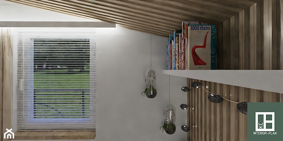 dom 35m2 z poddaszem - adaptacja na mieszkalny Chełmża - Pokój dziecka, styl nowoczesny - zdjęcie od KC Interior-Plan Studio Projektowe Toruń