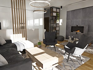metamorfoza - mieszkanie w bloku Warszawa - Salon, styl nowoczesny - zdjęcie od KC Interior-Plan Studio Projektowe Toruń