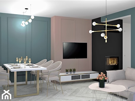 Aranżacje wnętrz - Salon: KOLOR NA CZASIE AEGEANT TEAL 2136-40 - szczygieldesign. Przeglądaj, dodawaj i zapisuj najlepsze zdjęcia, pomysły i inspiracje designerskie. W bazie mamy już prawie milion fotografii!