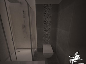 Wizualizacja łazienki - Łazienka, styl nowoczesny - zdjęcie od Justyna Łuczak -Gręda Pegaz Design