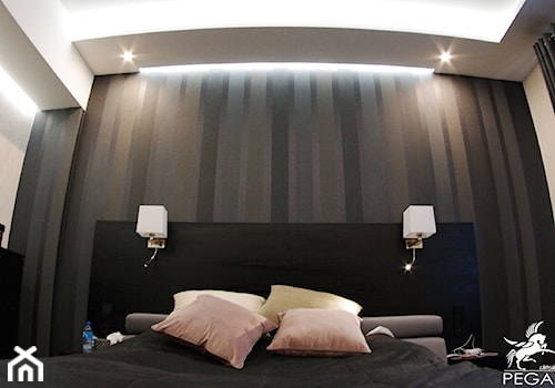 Sypialnie - Średnia sypialnia, styl nowoczesny - zdjęcie od Justyna Łuczak -Gręda Pegaz Design