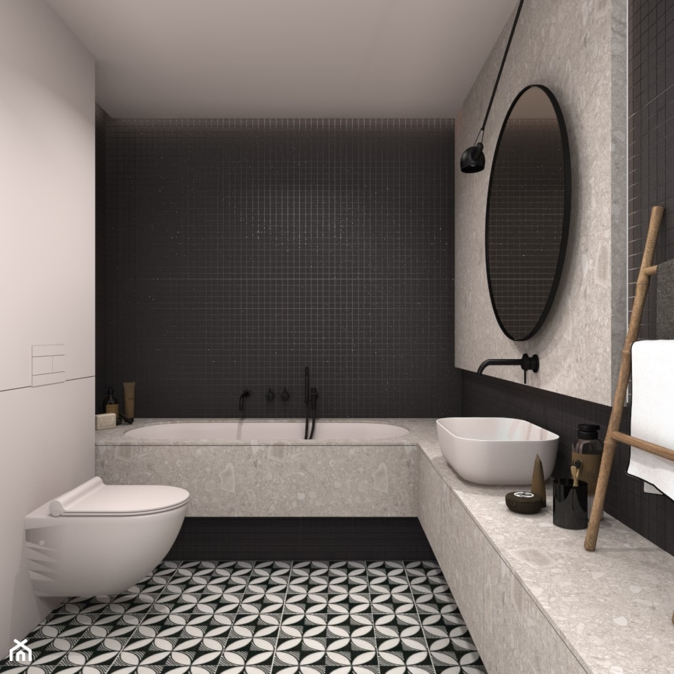 projekt łazienki mozaika lastryko - zdjęcie od ReDesign Hanna Olejniczak - Homebook