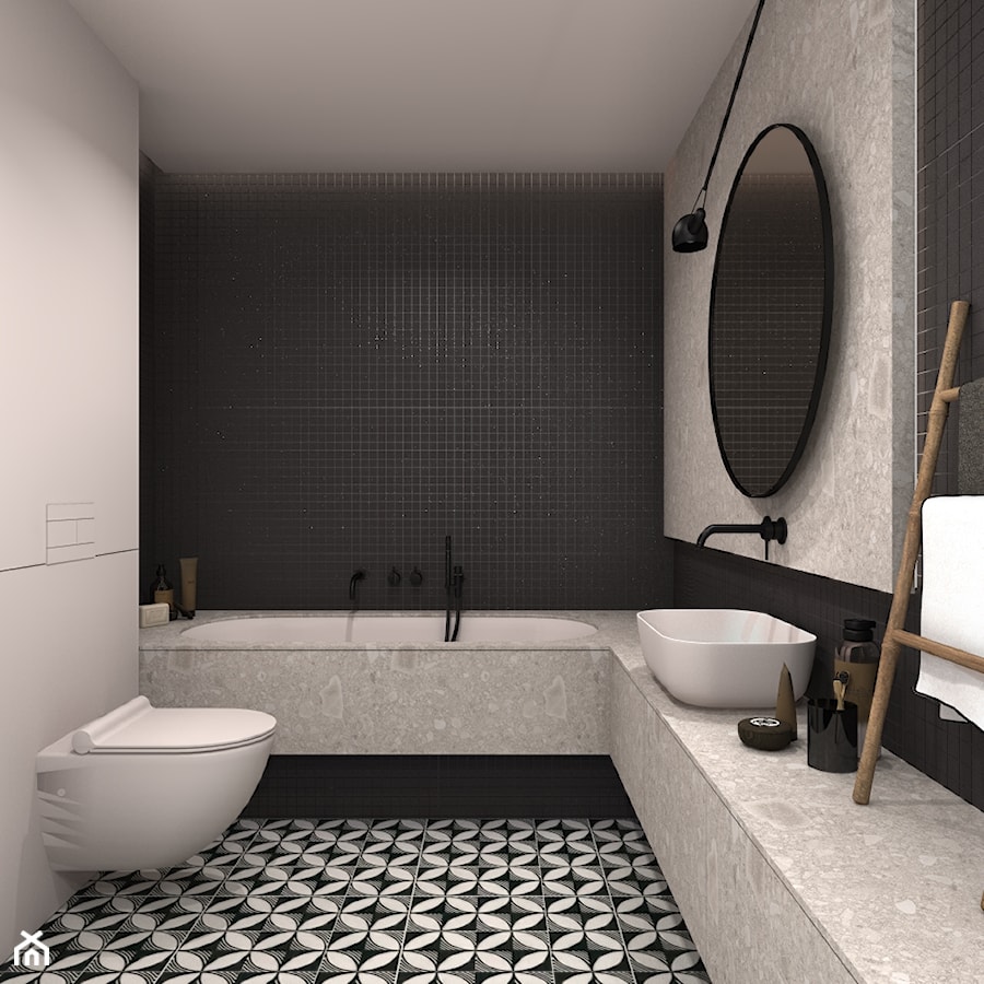 projekt łazienki mozaika lastryko - zdjęcie od ReDesign Hanna Olejniczak