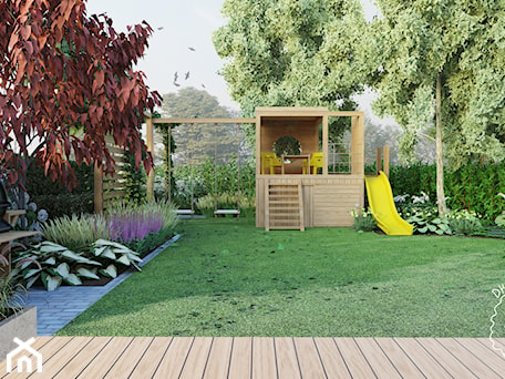 Aranżacje wnętrz - Ogród: Miejski ogród z żółtym kolorem - Ogród, styl nowoczesny - Daria Kostaniak Architekt Krajobrazu. Przeglądaj, dodawaj i zapisuj najlepsze zdjęcia, pomysły i inspiracje designerskie. W bazie mamy już prawie milion fotografii!