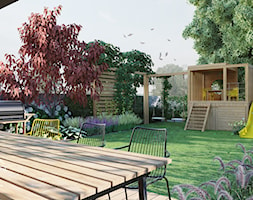 Miejski ogród z żółtym kolorem - Ogród, styl nowoczesny - zdjęcie od Daria Kostaniak Architekt Krajobrazu - Homebook