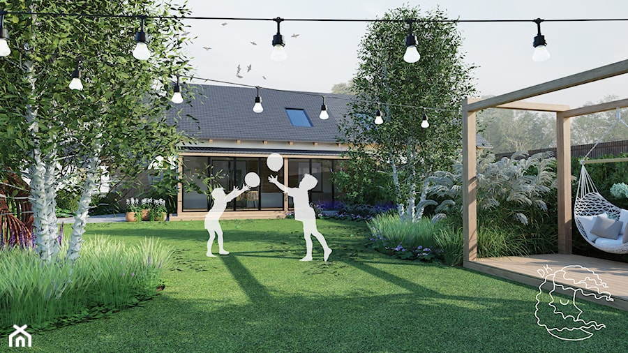 Sielski ogród we włoskim stylu - Ogród, styl nowoczesny - zdjęcie od Daria Kostaniak Architekt Krajobrazu