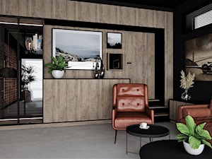 Projekt adaptacji garażu - Biuro, styl nowoczesny - zdjęcie od pdobrowolski.design